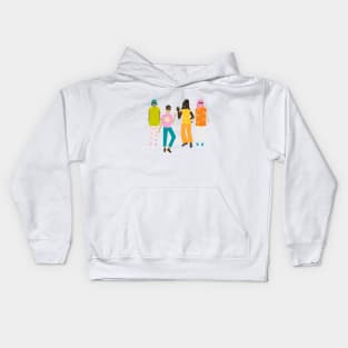 Peace people 60s style Kids Hoodie